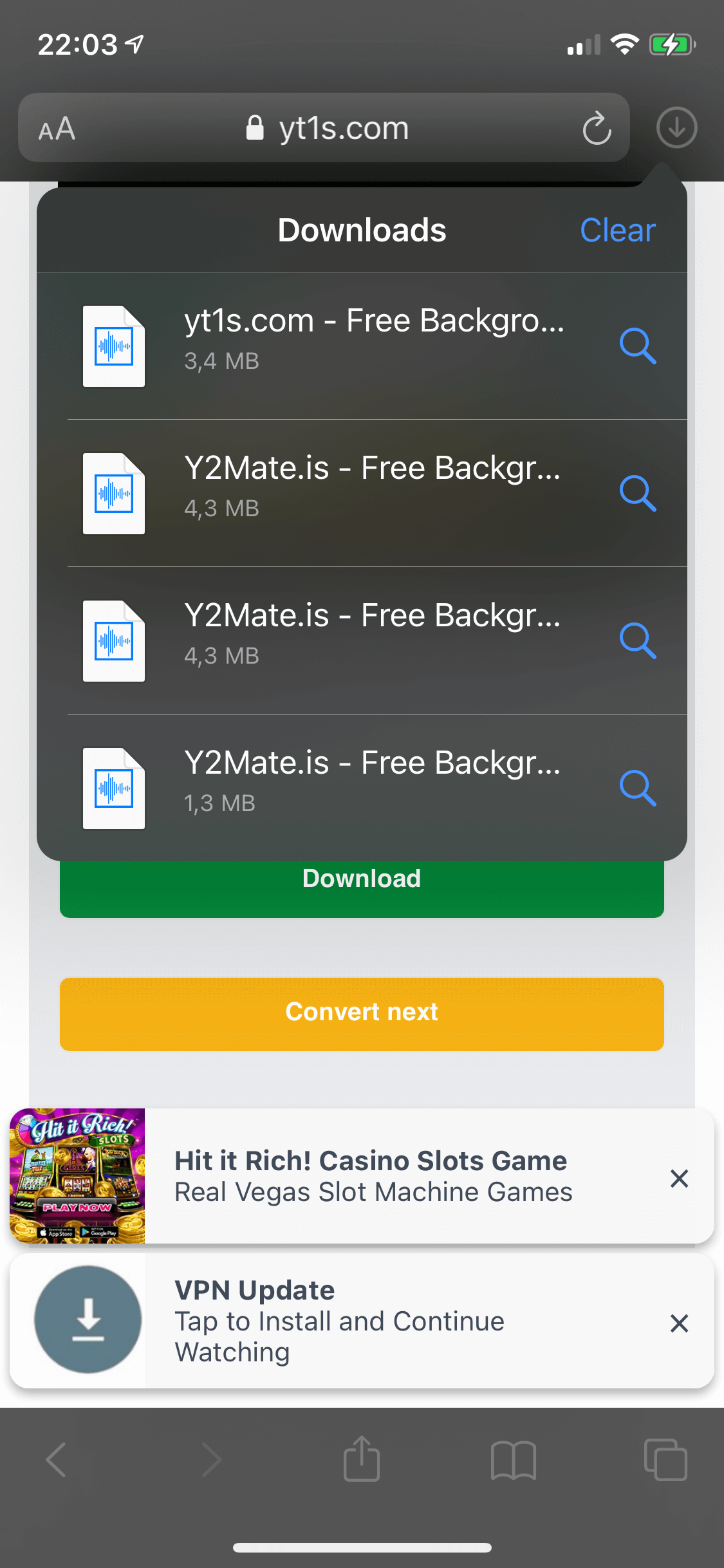 List Of Downloads