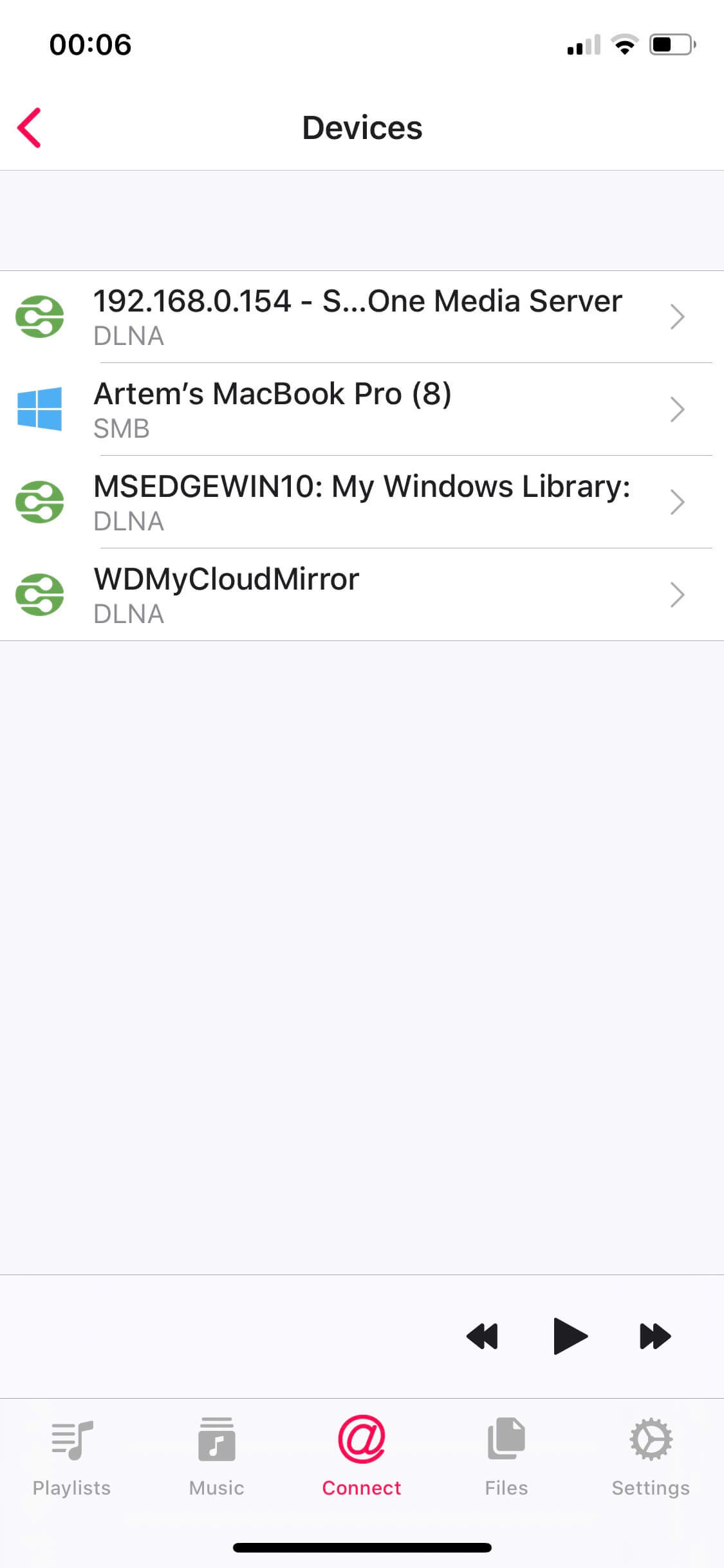 Available Devices