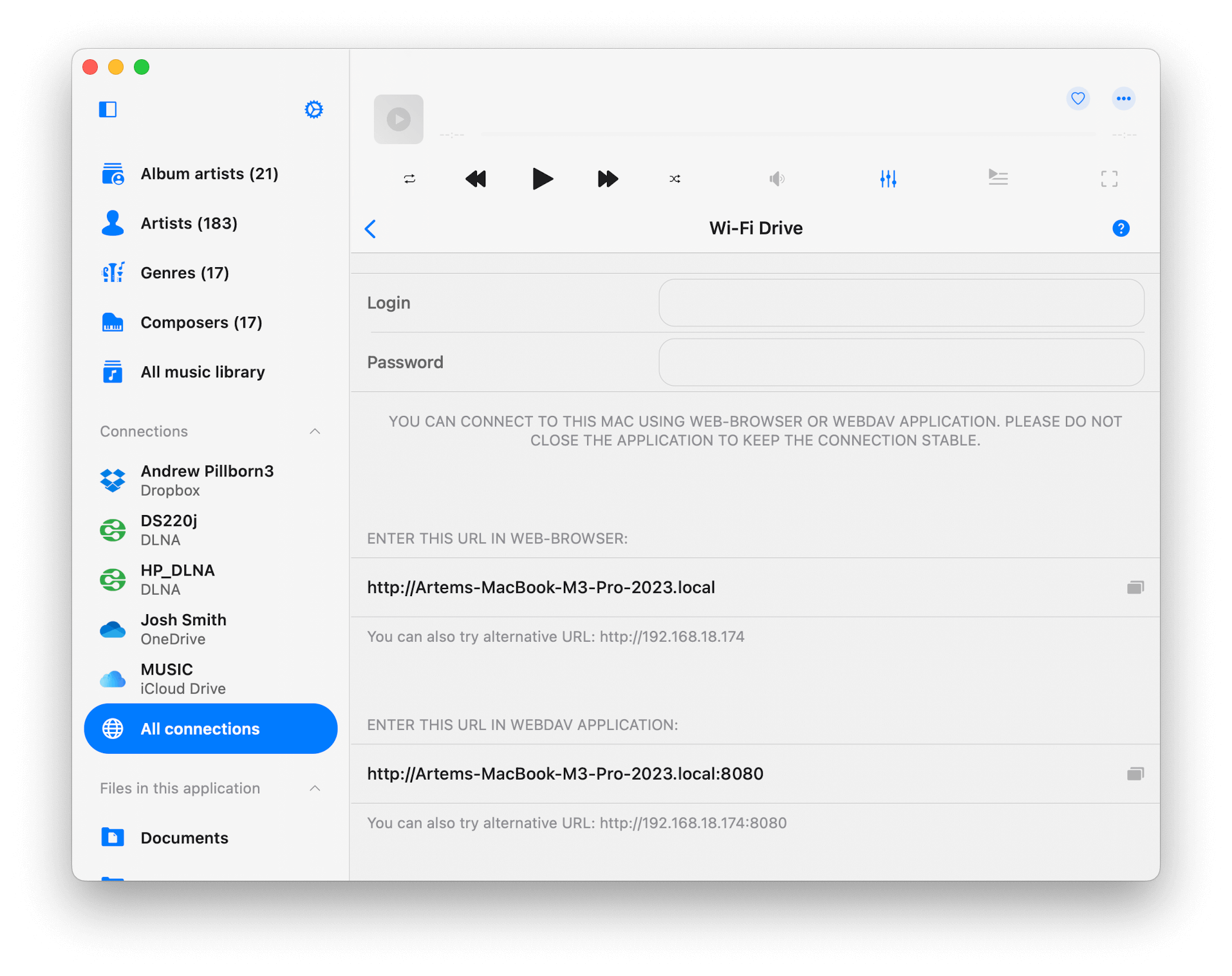 Wi-Fi Drive Started