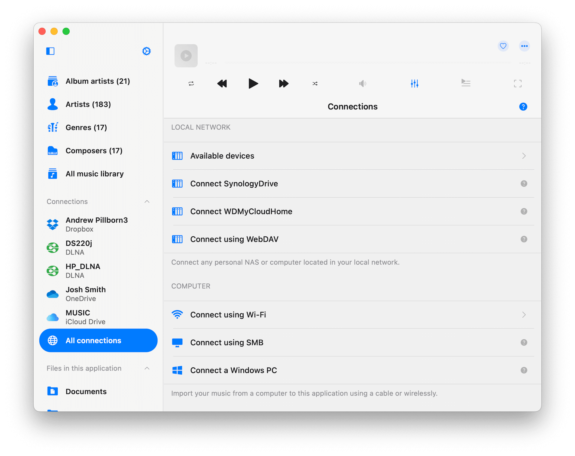 Connect Using Wi-Fi