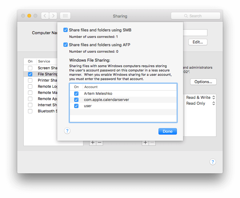 Mac Smb Sharing Screen