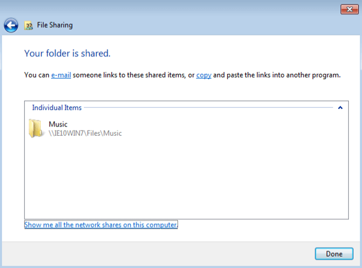 Windows SMB Shared Folder